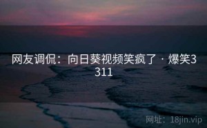 网友调侃：向日葵视频笑疯了 · 爆笑3311